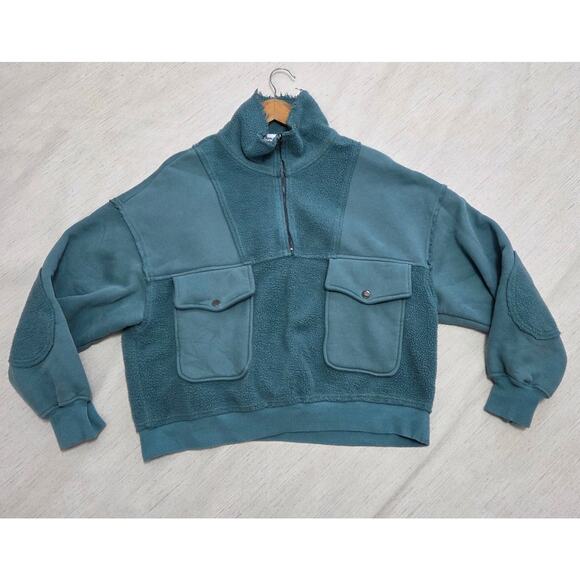 In Loom cute 1/4 zip up sweatshirt with pockets woman's size Small - Picture 4 of 8